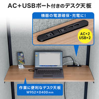 セミクローズ型 ワークブース 幅1000×奥行1176.5×高さ1824mm グレー SPT-PB007GY 1台（直送品）