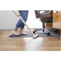 サンコー ゲーミングチェアマット ずれない 滑り止め 洗える デスク ダークグレー 90×120cm 1枚 KX-40 日本製