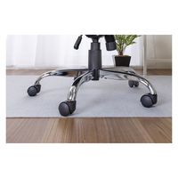 サンコー ゲーミング チェアマット 床保護 ロング ずれない デスク ライトグレー 日本製 KX-80 160×90cm 1枚