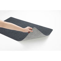 サンコー おくだけピタッ ゲーミングデスクマット ダークグレイ KX-75 床保護 ずれない デスク 洗える おくだけ吸着 日本製 1個（直送品）