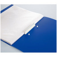 コクヨ（KOKUYO） クリヤーブック<FITUS>固定式 20枚ポケット 2穴とじ具付き 青 ラ-FT20B 1セット（6冊） 64289724（直送品）