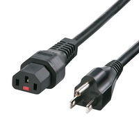 サンワサプライ 抜け防止ロック電源コード(5m) APW12-515C13LK05 1本