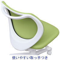 アイリスチトセ フローラルチェア ファブリックメッシュタイプ グレー/ブラック FLO-43F-GR 1脚（直送品）