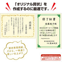 ササガワ 手作り賞状作成用紙 クリーム B4判 10-1968 1セット(1袋(10枚入)×5)