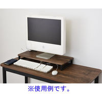 YAMAZEN コンセント付 デスク上スタンド 幅590×奥行250×高さ85mm DTSE-5925(ABR/SBK) 1台