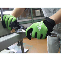 アトム 合皮手袋 ファインタッチ メカニック グリーン LL 2094-GRE-LL 1双 828-9904（直送品）