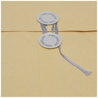 キングコーポレーション 角2 クラフト保存袋紐付(マチ付) K2KHH120 1セット(2箱(10枚入×2))