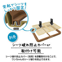 ペティオ 片手でらくらく ドッグトレー ブラウン ワイド 1個