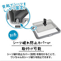 ペティオ 片手でらくらく ドッグトレー グレー レギュラー 1個