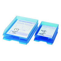 セキセイ A3デスクトレー タテ ブルー SSS-1480-10