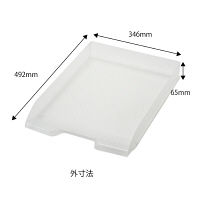 セキセイ A3デスクトレー タテ クリア SSS-1480-90