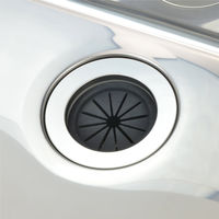 カクダイ ガオナ 流し用菊割れフタ 8センチ用 ゴム 賃貸 ミニキッチン GA-PB040 1個