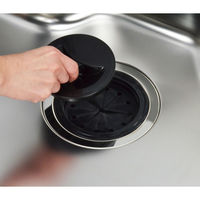 カクダイ 【まとめ買い】 ガオナ 菊割れフタと止水フタのセット 13.5・14.5・15センチ用 排水口カバー 3個入 GA-PB051 1セット