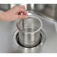 カクダイ 【まとめ買い】 ガオナ 深型ゴミ受け 13.5センチ オールステンレス シンク 3個入 GA-PB055 1セット