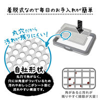 ペティオ ドッグトレー専用 お手入れらくらく シーツ破れ防止カバー グレー 1個