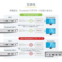 Startech.com USB-C - Mini DP変換アダプタ 4K/60Hz USB CDP2MDP 1個