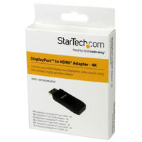 DisplayPort - HDMI 変換アダプタ　4K対応　DP2HD4KADAP　1個　StarTech.com
