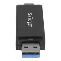 SDカードリーダー／USB-C & A／2スロット　SDMSDRWU3AC　1個　StarTech.com