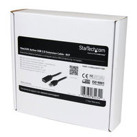 USB 2.0アクティブ延長ケーブル　10m　オス/メス　USB2AAEXT10M　1個　StarTech.com