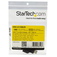 Startech.com USB-C - USB-A 変換コネクタ USB 3.0準拠 USB31CAADG 1個