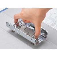 キングファイル スーパードッチ＜脱・着＞α A3ヨコ とじ厚50mm 青 キングジム 4405E-10アオ 1箱（10冊入）  オリジナル