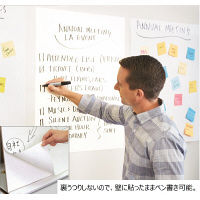 スリーエム(3M) ポストイット イーゼルパッド ふせん 付箋 大判タイプ 762mm×635mm 白無地 1箱（2冊） EASEL 559