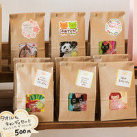 ヘッズ 無地窓付角底袋/ワイヤー付-7 M-7WP 1セット（100枚：50枚×2パック）（直送品）