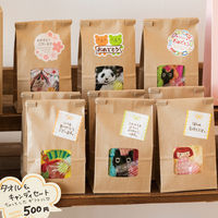 ヘッズ 無地窓付角底袋/ワイヤー付-9 M-9WP 1セット(100枚:50枚×2パック)