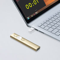 ロジクール ワイヤレスプレゼンター R1000GD レーザーレス プレゼン機能 充電式 連続使用24時間 タイマー搭載