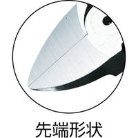 マルト長谷川工作所 電工用ハイパワーニッパー（刃部形状スタンダード）　175 NH217　1丁