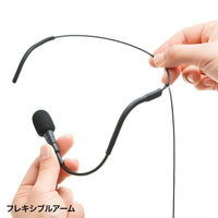 サンワサプライ ワイヤレスヘッドマイク(MM-SPAMP4/7用) MM-SPAMP4WHS 1個