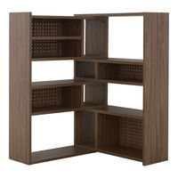 佐藤産業 Like（ライク）伸縮ラック 幅900×奥行298×高さ1257mm LK120-90SSR LBR 1台（直送品）