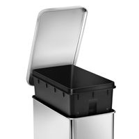 simplehuman プロファイルステップカン 10L シルバー CW1898 1個