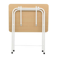 エイ・アイ・エス ワンタッチテーブル（大） ナチュラル 幅730×奥行520×高さ715mm OT-200 NA 1台（直送品）