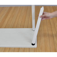 エイ・アイ・エス クイックイージー コーナー3段 ホワイトウォッシュ 幅297×奥行297×高さ1125mm 1台（直送品）