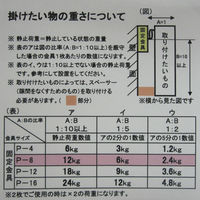 若林製作所 P-8金具 白 2枚セット P-8Shw 1個
