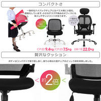 【車上渡し】Bauhutte （バウヒュッテ） オフィスチェア The・ジム CP-23-PK 1脚（直送品）