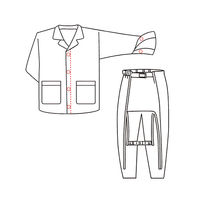 ハートフルウェアフジイ 前開きパジャマHP15ー100 春夏用 M ピンク 7-2060-02 1袋(1枚)（直送品）