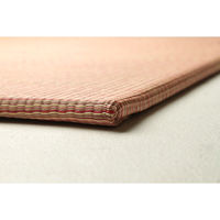 萩原 置き畳 四季（しき） レッド 約幅82×奥行82×厚さ1.7cm 1枚（直送品）