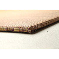 萩原 置き畳 四季（しき） ブラウン 約幅82×奥行82×厚さ1.7cm 1枚（直送品）