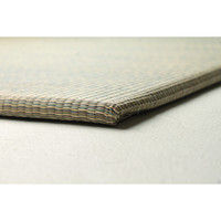 萩原 置き畳 四季（しき） ブルー 約幅82×奥行82×厚さ1.7cm 1枚（直送品）