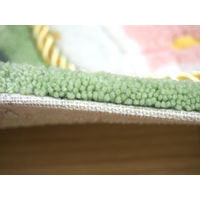 萩原 フック インテリアマット リオン グリーン 約65×110cm 1枚（直送品）