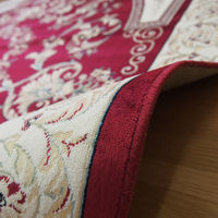 萩原 ベルギー製ラグ ロイヤルパレス レッド 約195×250cm 1枚（直送品）