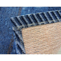 萩原 ベルギー製ラグ・マット パグルン ブルー 約200×200cm 1枚（直送品）