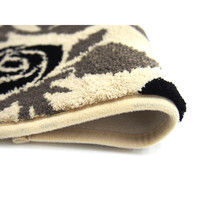 萩原 インテリアマット アイビー2 ベージュ 約45×75cm 1枚（直送品）