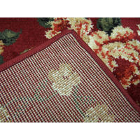 萩原 ウィルトン廊下敷き ロゼ レッド 約80×540cm 1枚（直送品）