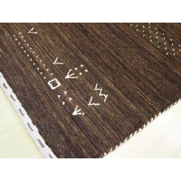 萩原 ギャッベ マット・ラグ LORRI BUFFD L12 約45×75cm 1枚（直送品）