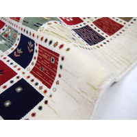 萩原 ウィルトン インテリアマット ジプシー アイボリー 約70×120cm 1枚（直送品）