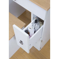 サン・ハーベストカントリー調ドレッサーLT-1100　ドレッサー幅600×奥行400mm　１台（直送品）