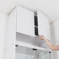 充英アート JAJAN コレクションラック専用上置 幅833mm 汎用285mm奥行 ハイタイプ ホワイト 設置可能天井高2410～2740mm（直送品）